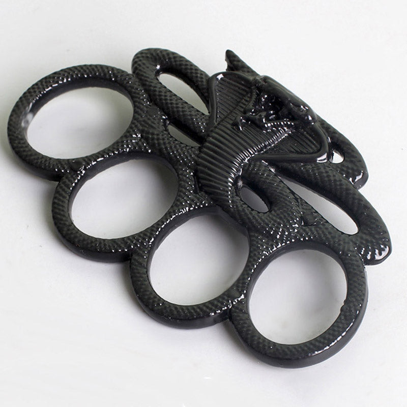 Snake Form Protective Outdoor Knuckle Duster EDC Tool