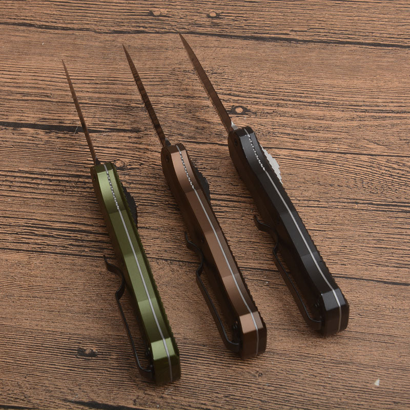 Coltelli da campeggio con manico in alluminio 3300