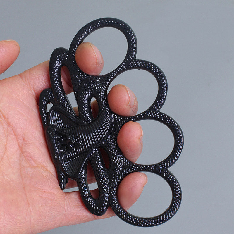 Snake Form Protective Outdoor Knuckle Duster EDC Tool