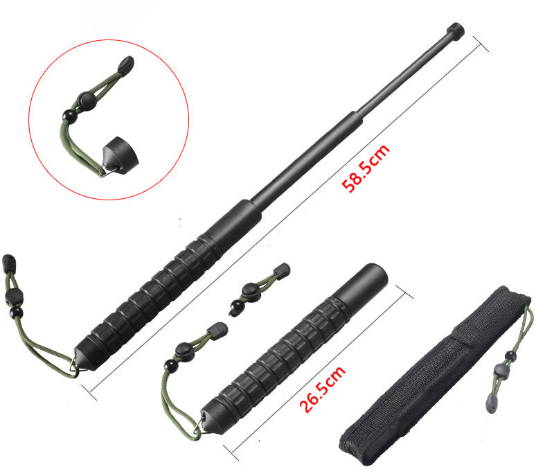 Bastone telescopico per esterni Bastone da difesa EDC Flick Stick