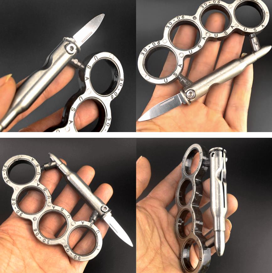Outil EDC de poche de poing américain à bullet Knife