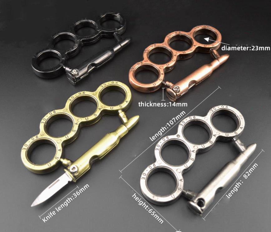 Outil EDC de poche de poing américain à bullet Knife
