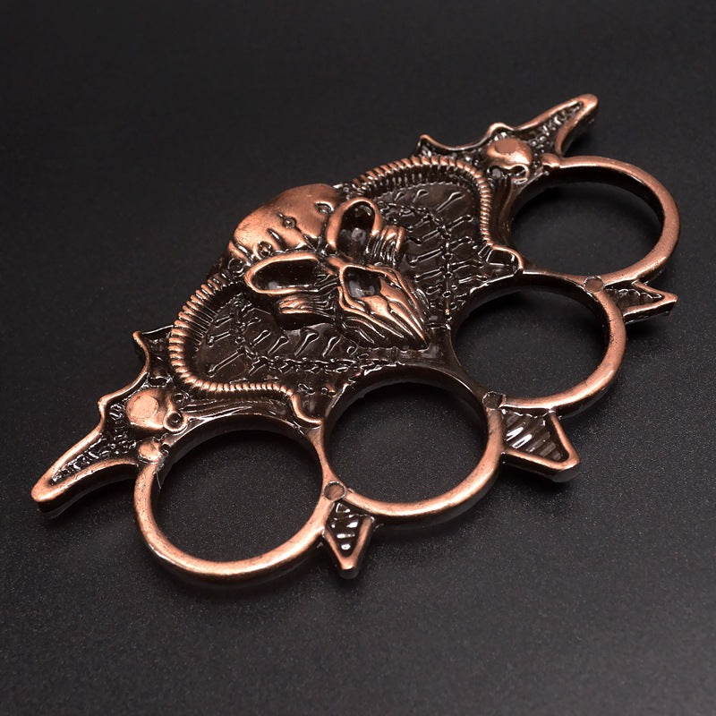 Bullhorn Skull Knuckle Duster Defense Broken Window