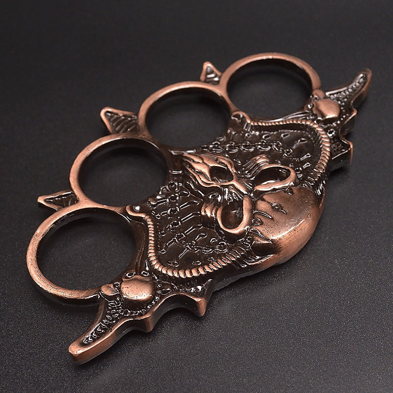 Bullhorn Skull Knuckle Duster Defense Broken Window