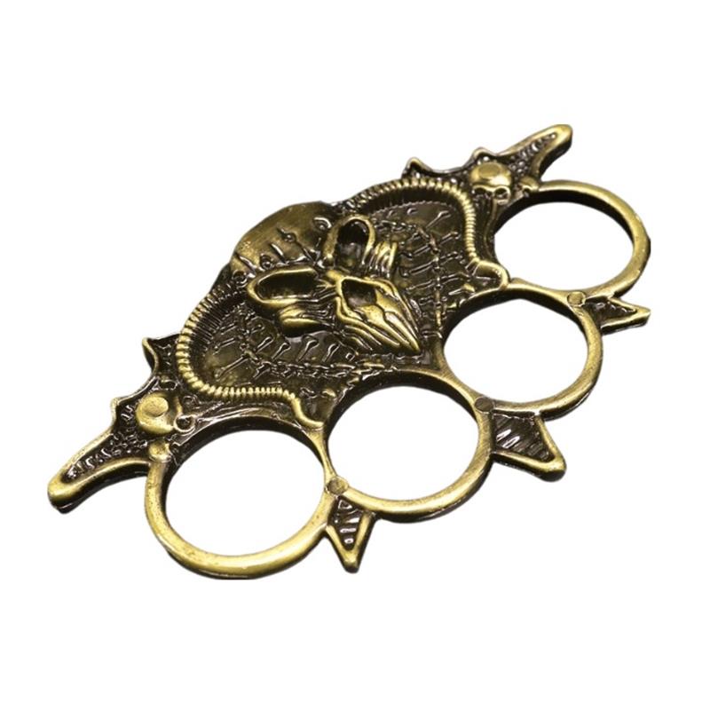 Bullhorn Skull Knuckle Duster Defense Broken Window