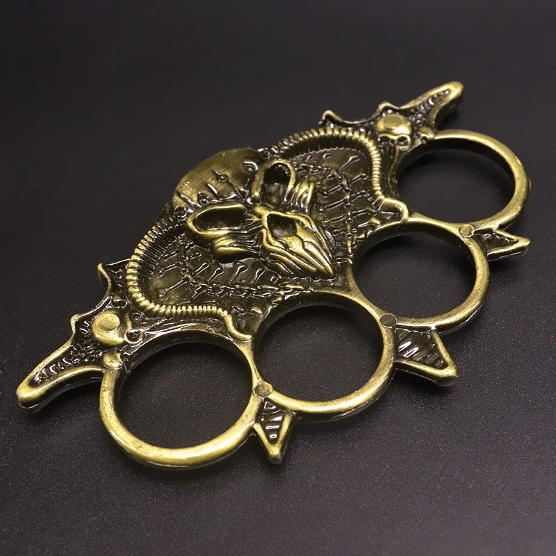 Bullhorn Skull Knuckle Duster Defense Broken Window