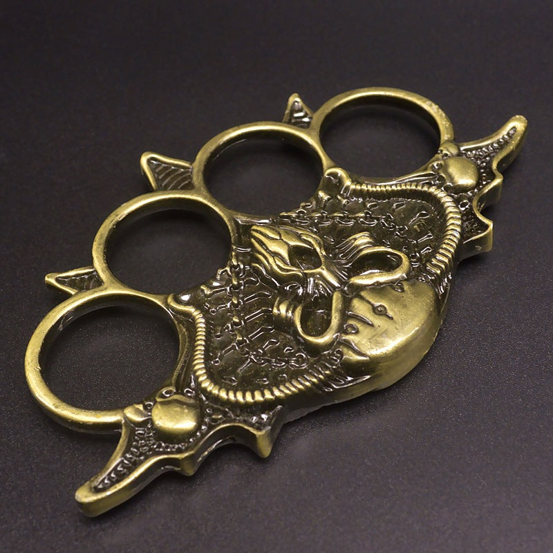 Bullhorn Skull Knuckle Duster Defense Broken Window