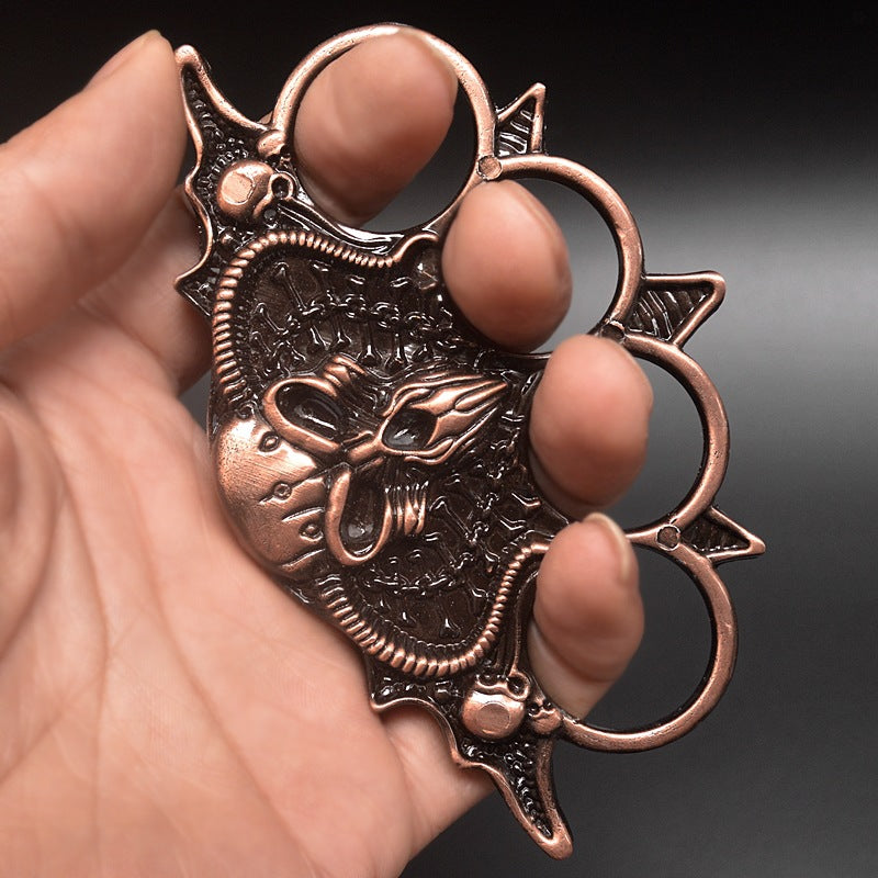Bullhorn Skull Knuckle Duster Defense Broken Window
