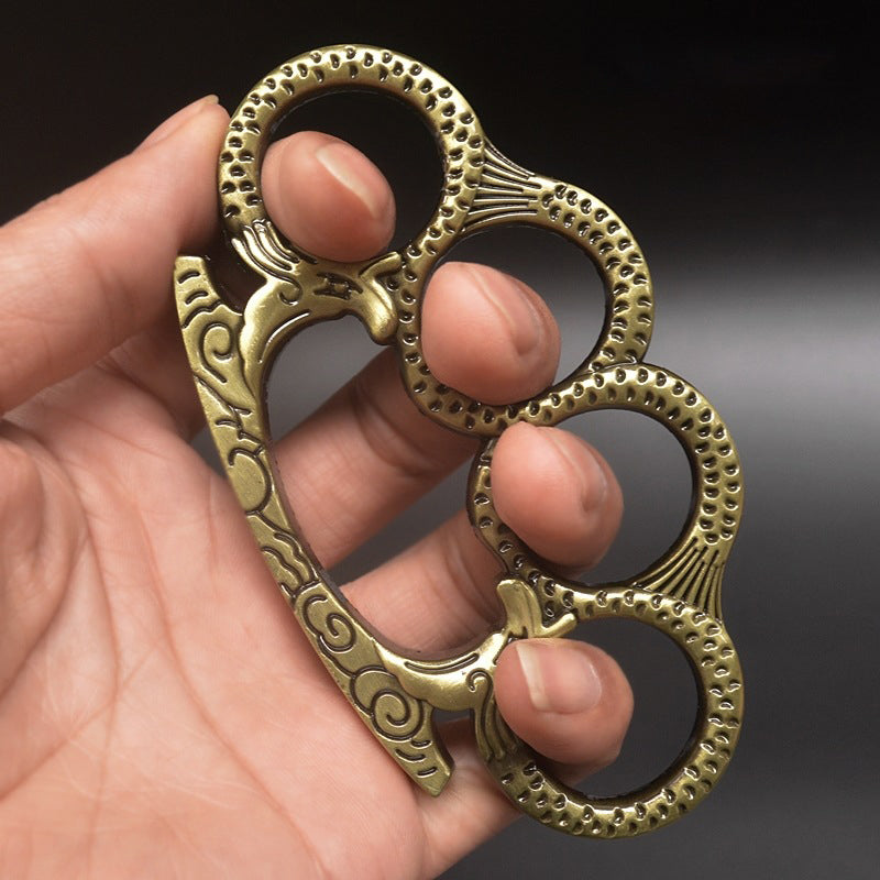 Double Dragon Brass Knuckle Duster Holiday Gift