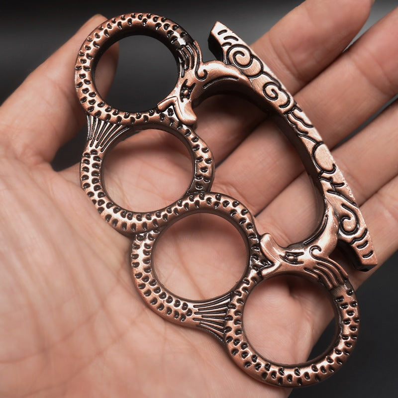 Double Dragon Brass Knuckle Duster Holiday Gift