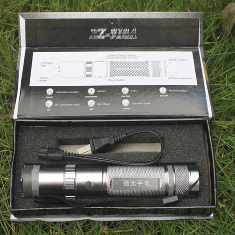 910A Stun Gun Self-defense Flashlight