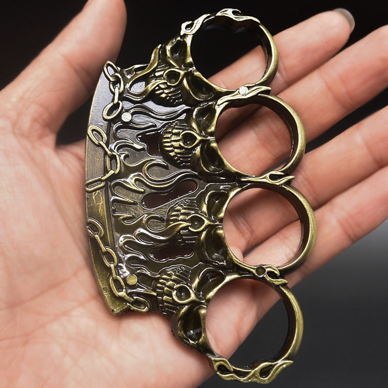 Skull Fire Knuckle Dsuter Portable EDC Tool