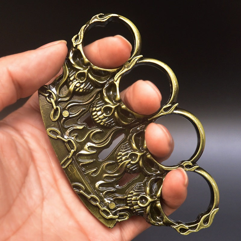 Skull Fire Knuckle Dsuter Portable EDC Tool