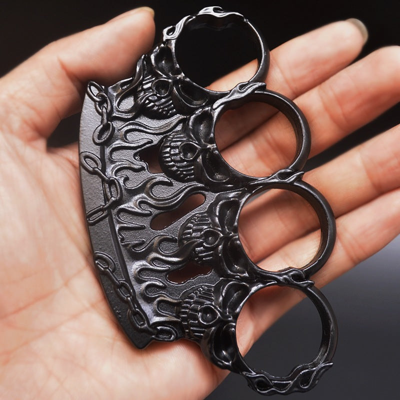 Skull Fire Knuckle Dsuter Portable EDC Tool
