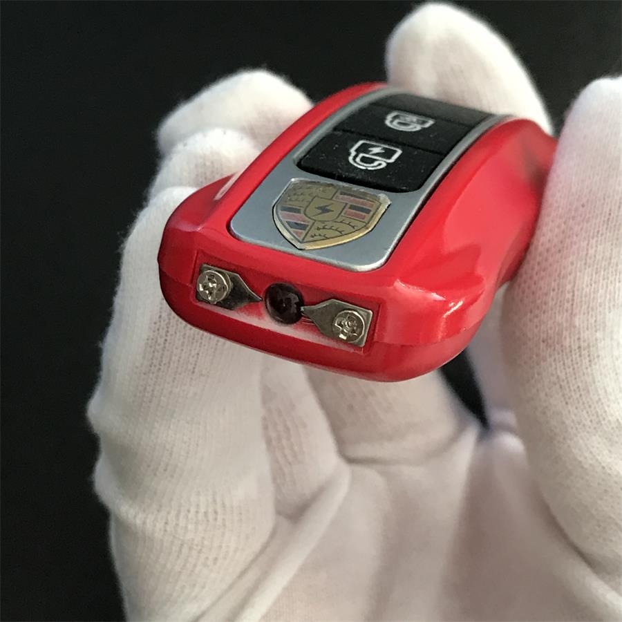 Mini clé de voiture pistolet paralysant bâton électrique d'auto-défense multicolore