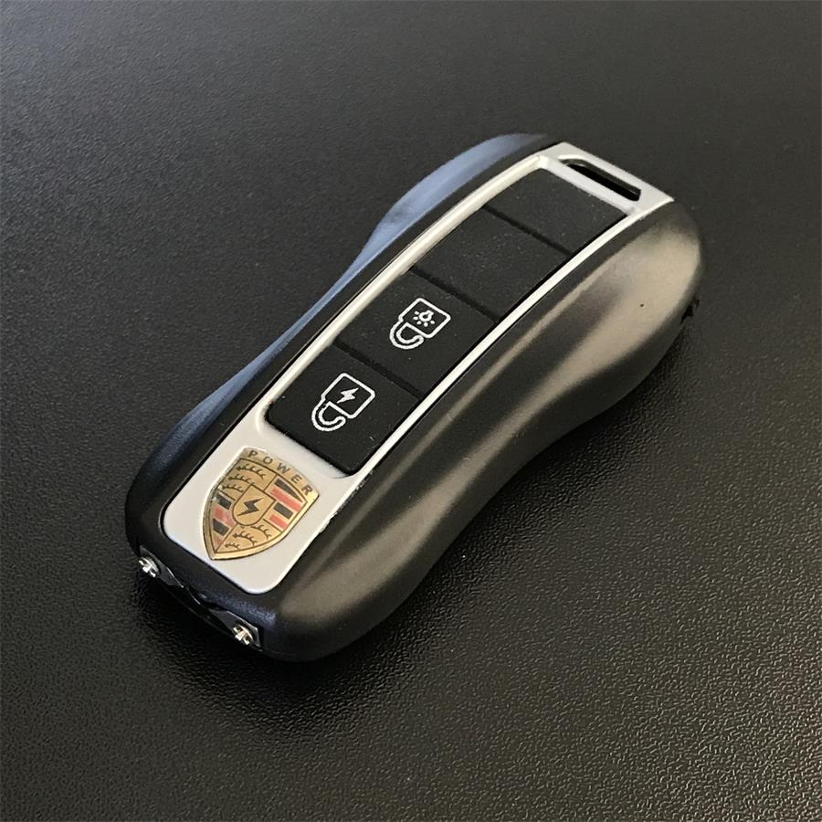 Mini clé de voiture pistolet paralysant bâton électrique d'auto-défense multicolore