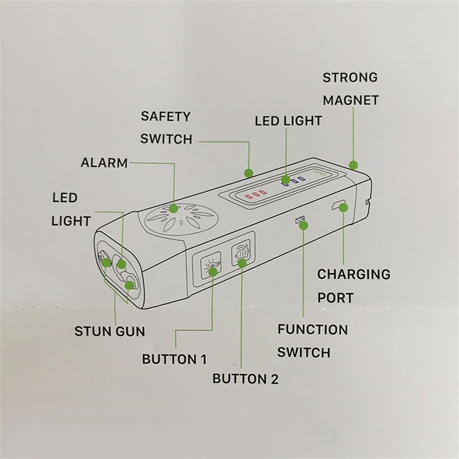 Mini Multi-function Light Stun Gun