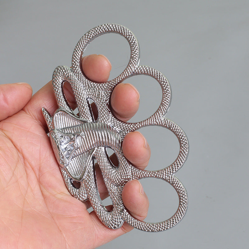 Snake Form Protective Outdoor Knuckle Duster EDC Tool