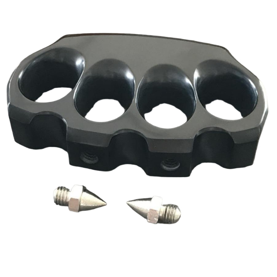 Heavy-Duty Bakelite Protective Knuckle Duster Tool for Window Breaking