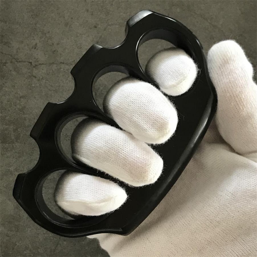 Heavy-Duty Bakelite Protective Knuckle Duster Tool for Window Breaking