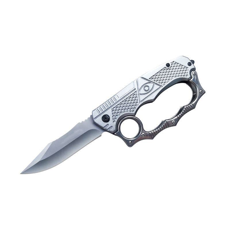 Couteau pliant poing américain Camping couteaux de poche défensifs