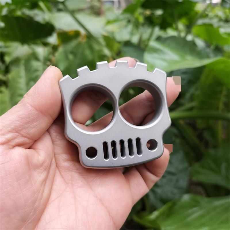 Mini Thickened Steel Knuckle Dusters Multi-functional Defense