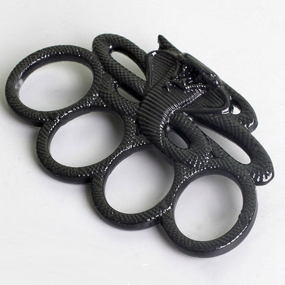 Snake Form Protective Outdoor Knuckle Duster EDC Tool 