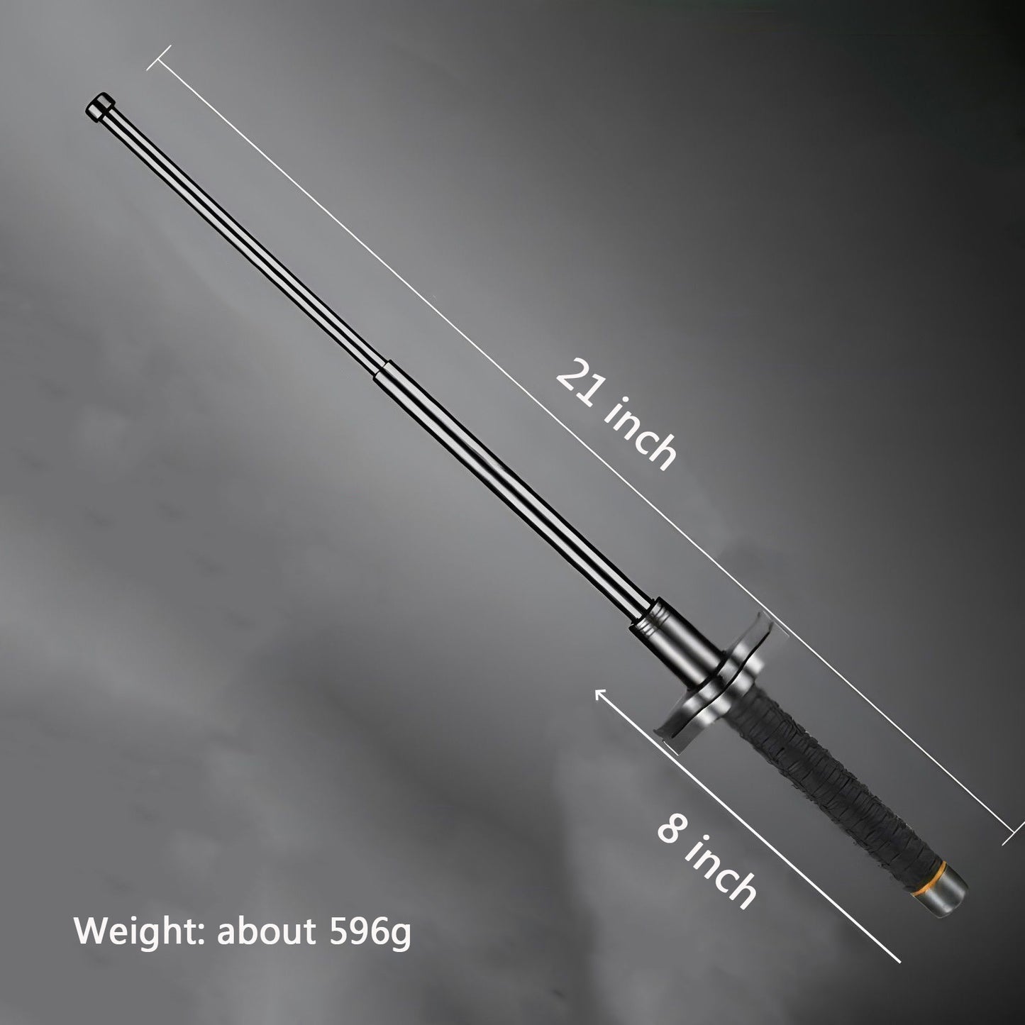 Strong Steel Baton Tactical Telescopic Stick Window Breaker 21 26 29 36 inch
