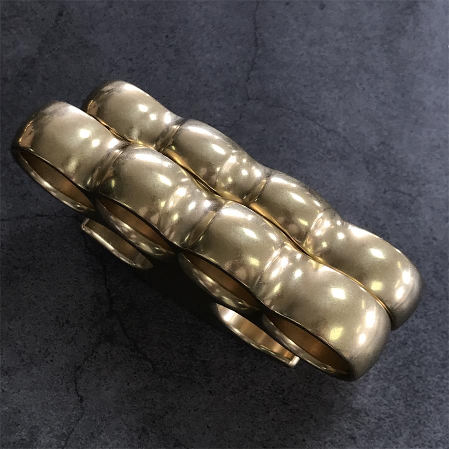 Vintage Classic Stonewashed Brass Knuckle Duster