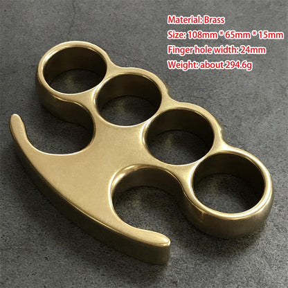 Vintage Classic Stonewashed Brass Knuckle Duster