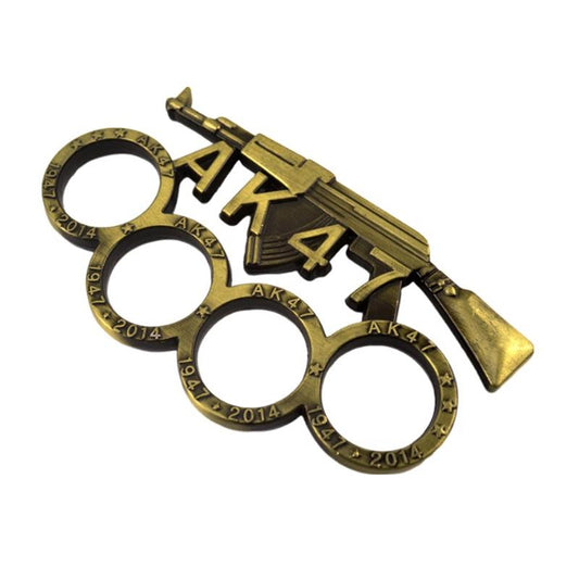 AK47 Brass Knuckle Dusters Creative Defense Tool