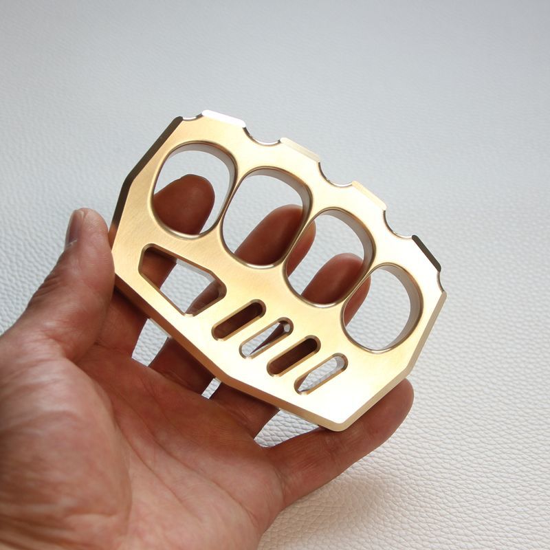 Big Finger Hole Thickened Brass Knuckles Duster