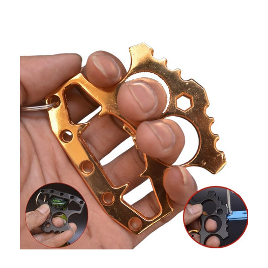 Bottle Opener Knuckle Duster Multifunctional Keychain Pendant