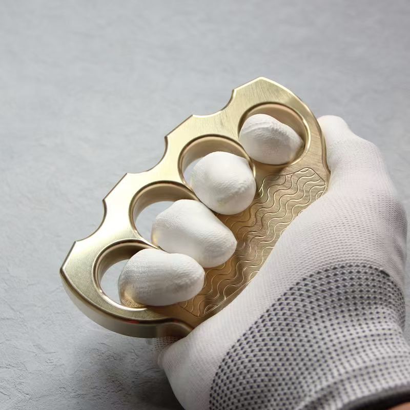 Classic Thickened Brass Knuckle Duster