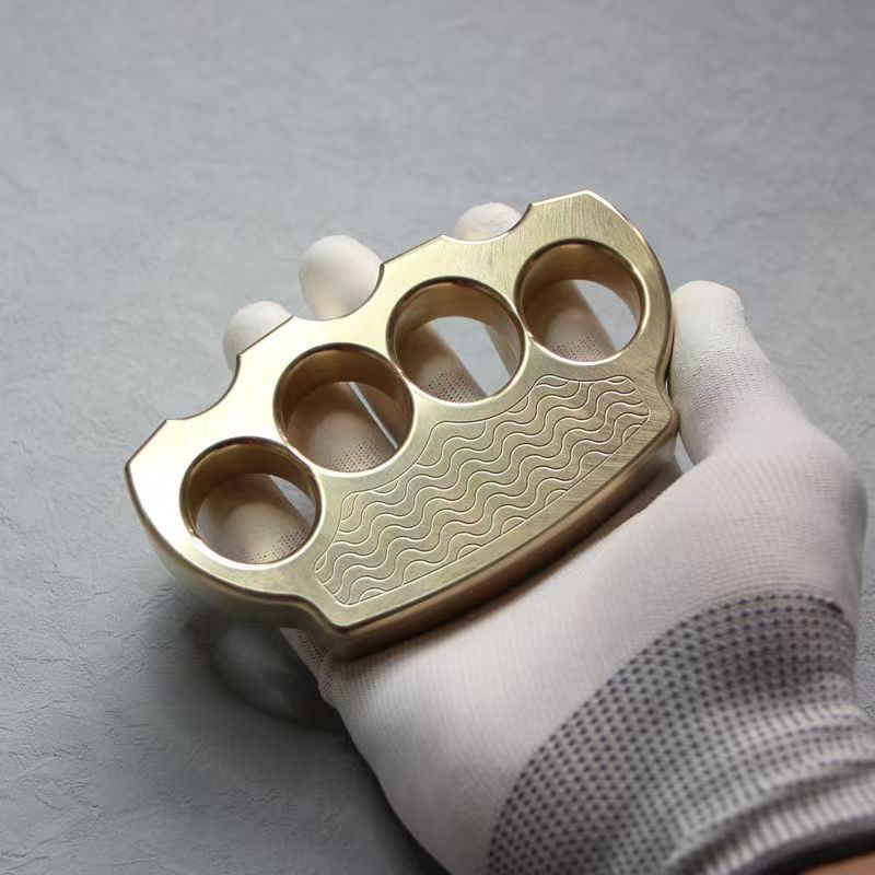 Classic Thickened Brass Knuckle Duster