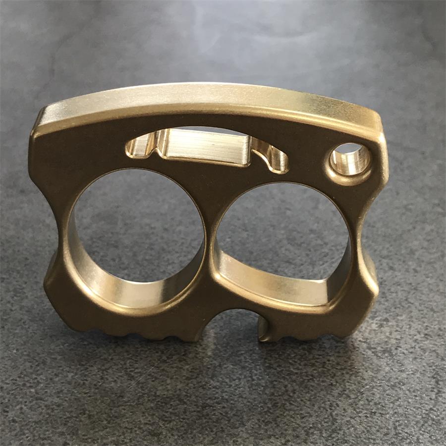 EDC Brass Knuckle Duster Bottle Opening