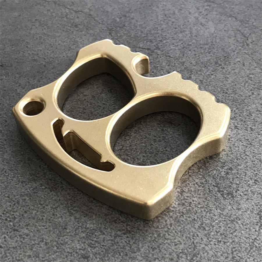 EDC Brass Knuckle Duster Bottle Opening