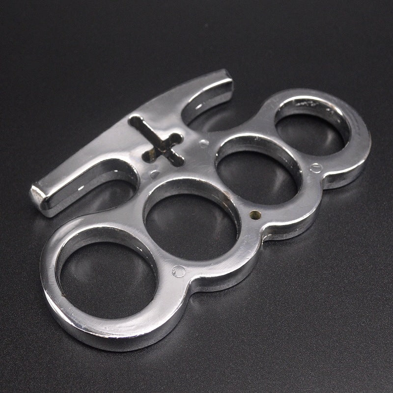 Thickened Cross Brass Knuckle Duster