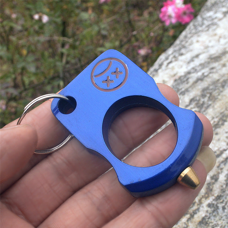 Mini Crying Face Knuckle Duster Detachable Broken Window Cone