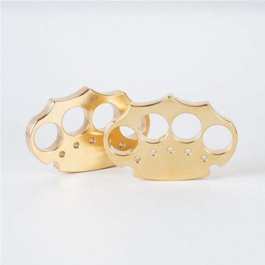 Thickened Brass Knuckle Duster Self-defense EDC Tool