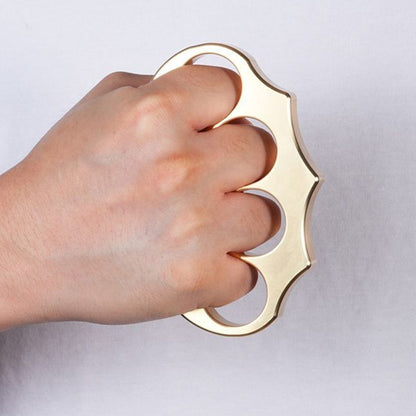 Thickened Brass Knuckle Duster Self-defense EDC Tool