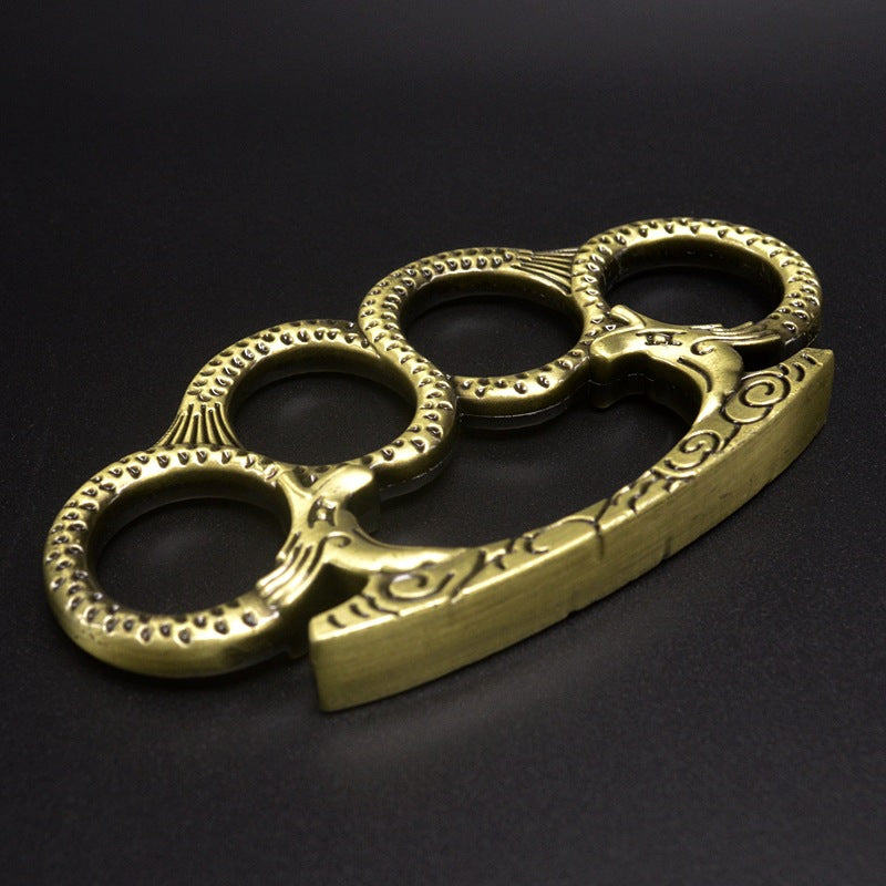 Double Dragon Brass Knuckle Duster Holiday Gift