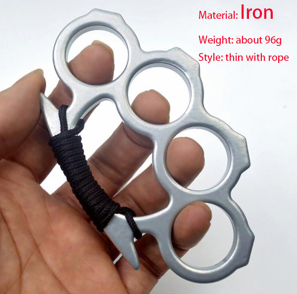 Classic Iron Knuckle Duster  Boxing Window Breaker EDC Tool