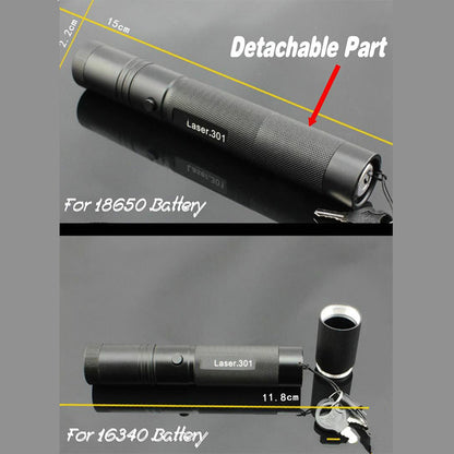 Stylo pointeur laser militaire de 10 milles 5mw 532nm puissant