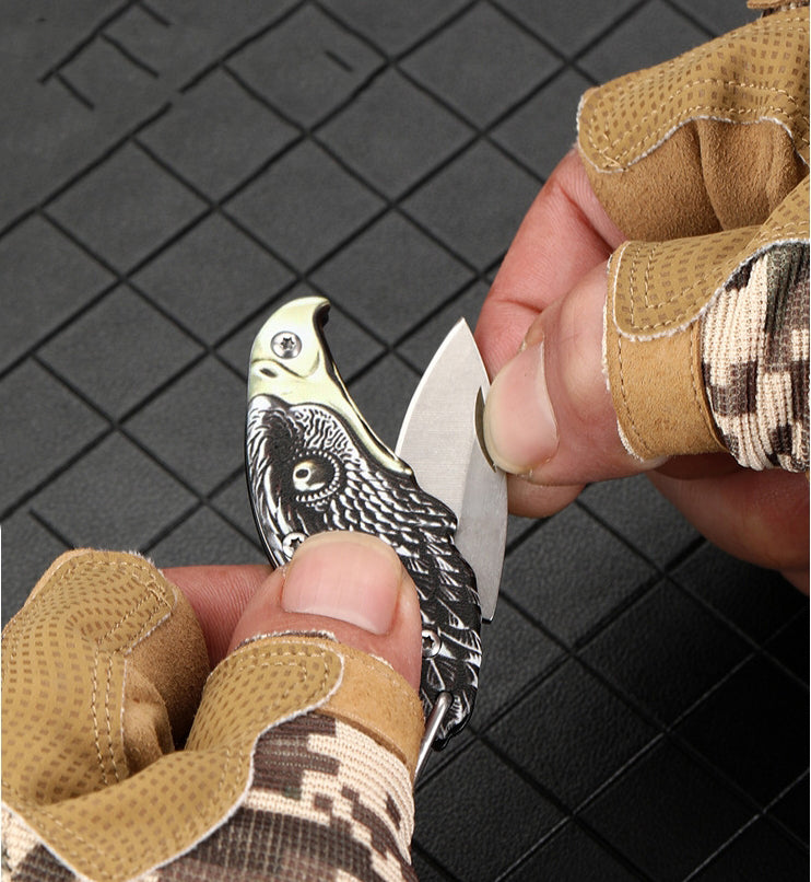 Mini couteau aigle porte-clés collier couteaux à fruits