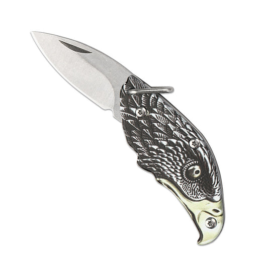 Mini Eagle Knife Keychain Necklace Fruit Knives
