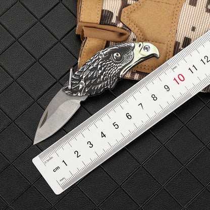 Mini Eagle Knife Keychain Necklace Fruit Knives