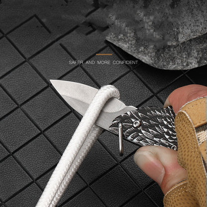 Mini couteau aigle porte-clés collier couteaux à fruits