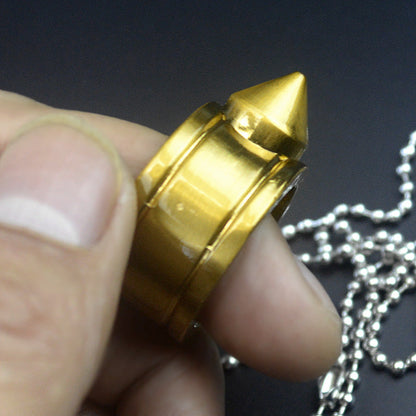 Collier à doigt unique poing américain anneau de brise-fenêtre d'auto-défense
