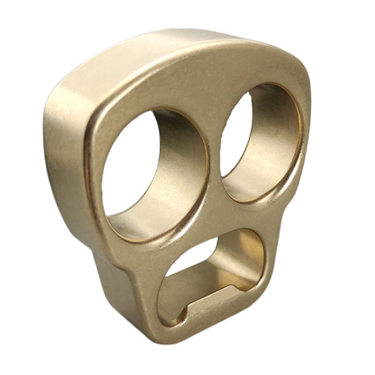Thickened  Skull Brass Knuckle Duster Bottle Opening